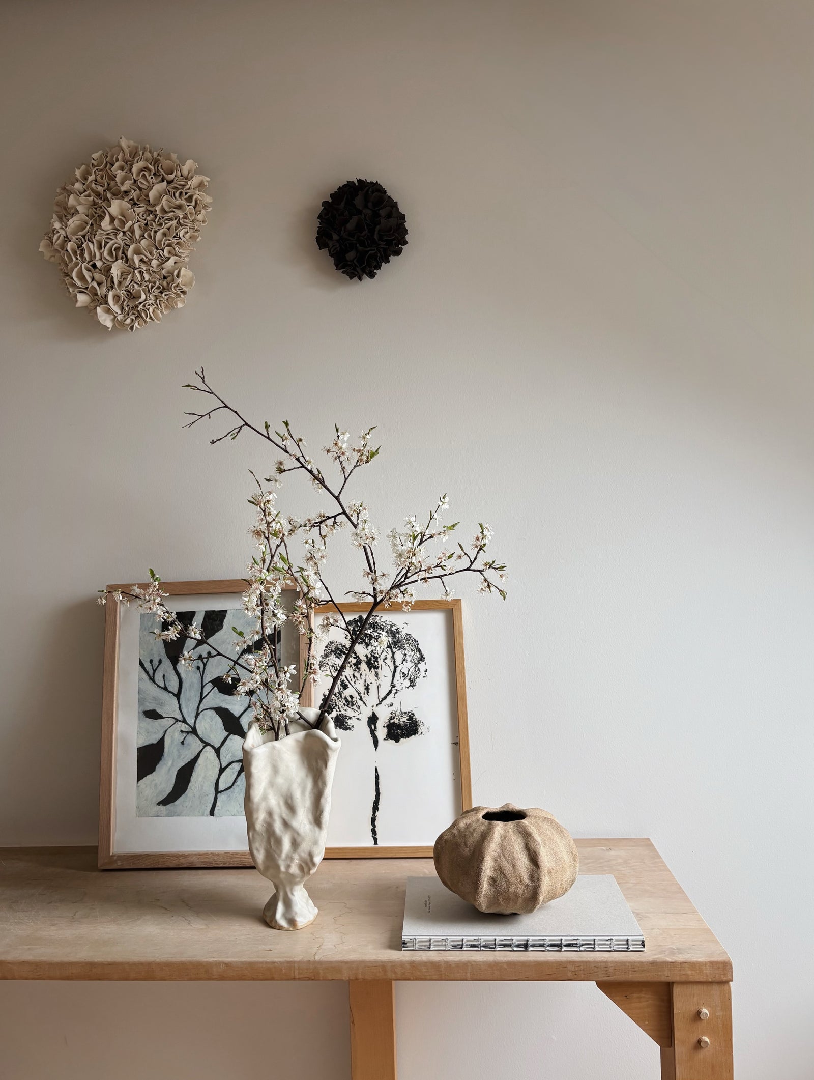 BLOMST BEIGE LILLE