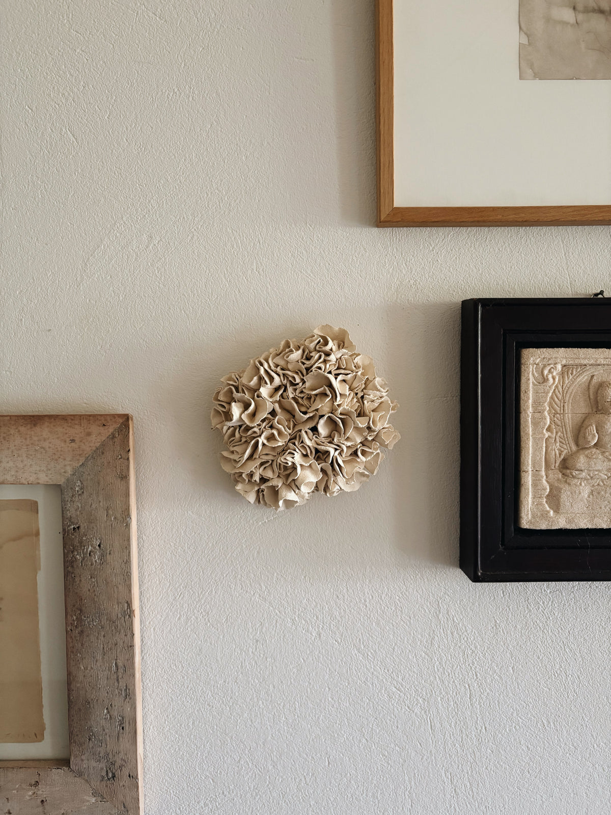 WALL DECO #1 HVID KANTET